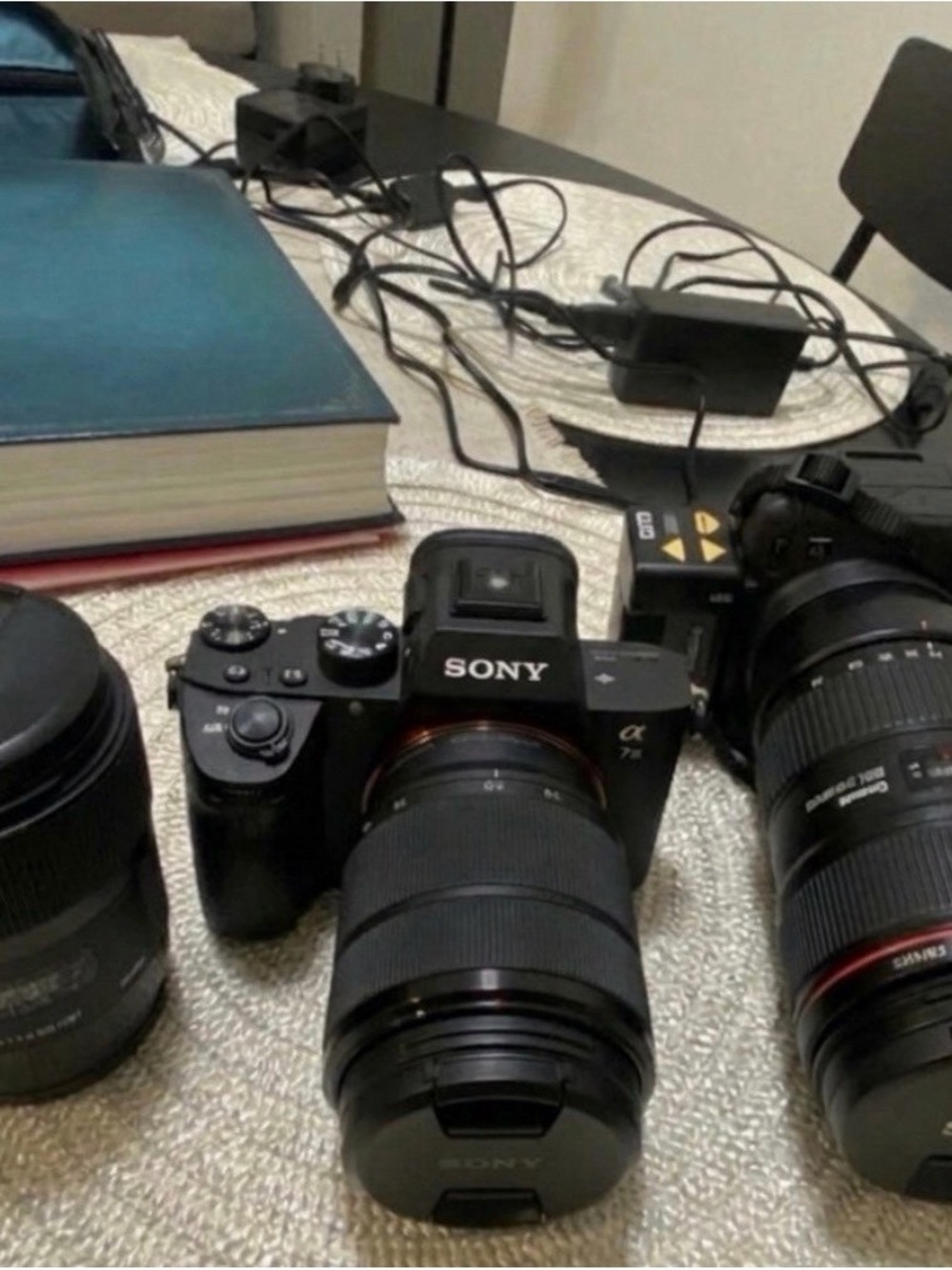 Sony Black Mirrorless Camera with Interchangeable Lenses